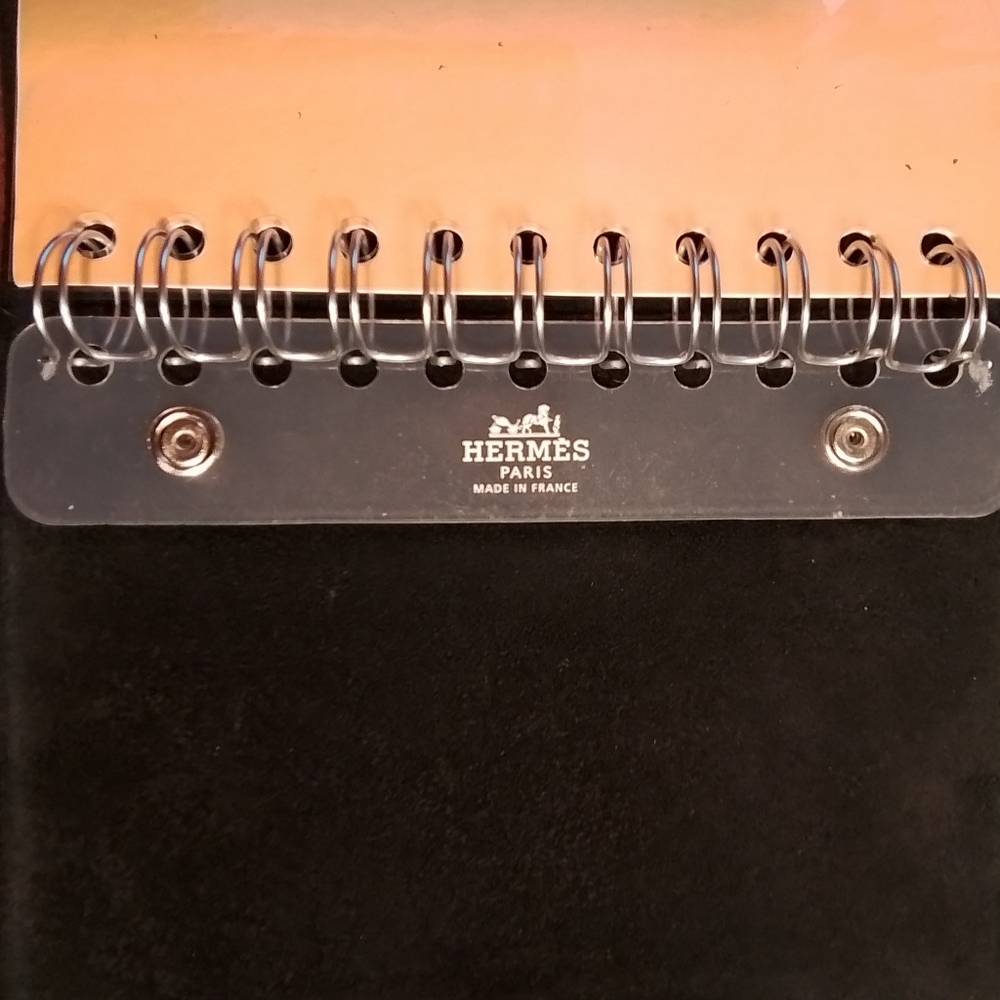 Hermes Ulysse PM Mini Notebook Cover In Togo Calfskin Leather Noir - Picture 13 of 16